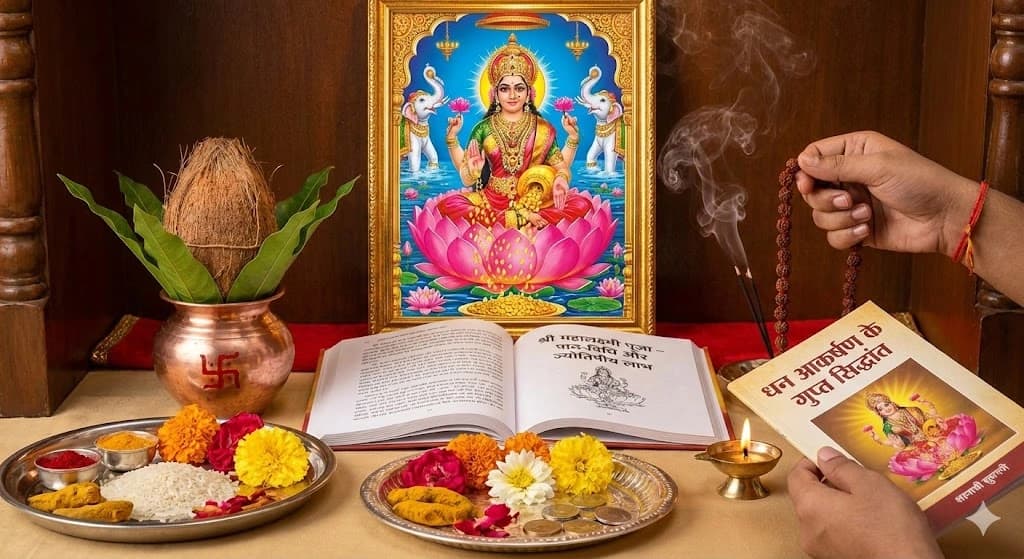 श्री महालक्ष्मी पूजा – महत्व, पाठ-विधि, ज्योतिषीय लाभ और धन आकर्षण के गुप्त सिद्धांत