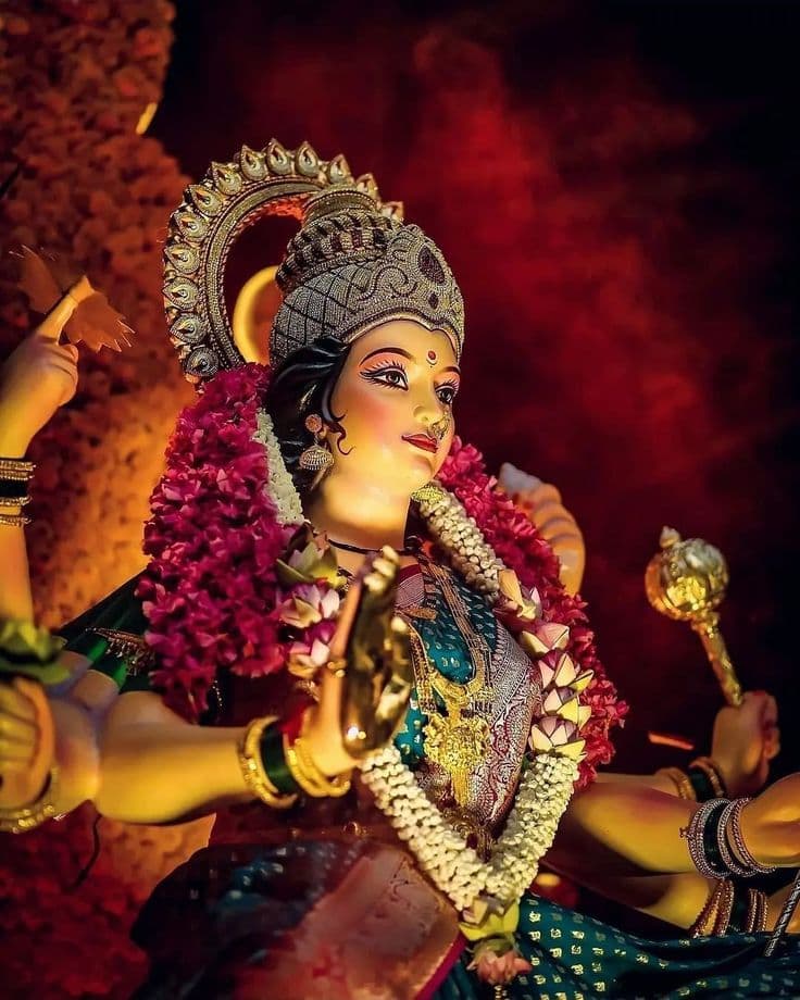  नवरात्रि में दुर्गा सप्तशती का महत्व व सप्तश्लोकी दुर्गा का पाठ